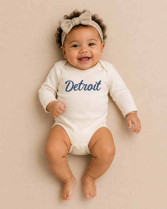 Detroit Long-Sleeve Bodysuit | Coconut Milk
