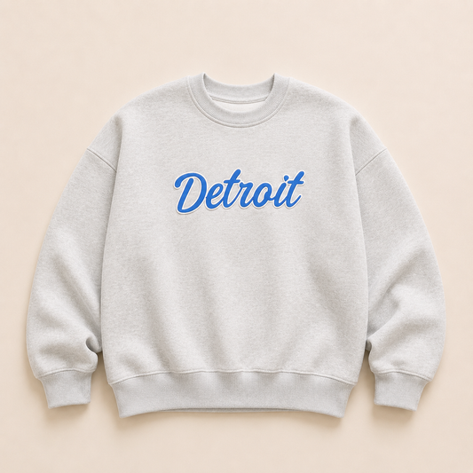 Detroit Adult Crewneck | Cloud Grey